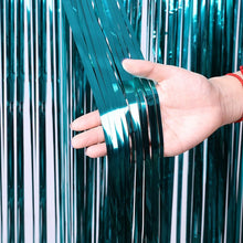 Load image into Gallery viewer, Birthday Party Wedding Decoration Backdrop Curtains Glitter Glossy Fringe Tinsel Foil - ROSAMISS STORE