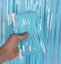 Load image into Gallery viewer, Birthday Party Wedding Decoration Backdrop Curtains Glitter Glossy Fringe Tinsel Foil - ROSAMISS STORE