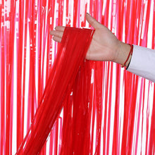 Load image into Gallery viewer, Birthday Party Wedding Decoration Backdrop Curtains Glitter Glossy Fringe Tinsel Foil - ROSAMISS STORE
