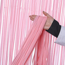 Load image into Gallery viewer, Birthday Party Wedding Decoration Backdrop Curtains Glitter Glossy Fringe Tinsel Foil - ROSAMISS STORE