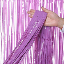 Load image into Gallery viewer, Birthday Party Wedding Decoration Backdrop Curtains Glitter Glossy Fringe Tinsel Foil - ROSAMISS STORE