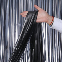 Load image into Gallery viewer, Birthday Party Wedding Decoration Backdrop Curtains Glitter Glossy Fringe Tinsel Foil - ROSAMISS STORE