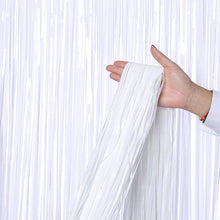 Load image into Gallery viewer, Birthday Party Wedding Decoration Backdrop Curtains Glitter Glossy Fringe Tinsel Foil - ROSAMISS STORE