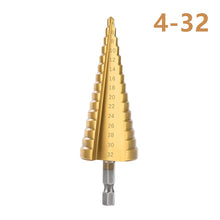Load image into Gallery viewer, Titanium Coated Step Drill Bit Drilling Power Tools