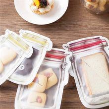 Load image into Gallery viewer, Reusable Mason Jar Storage Bags