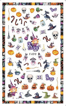 Load image into Gallery viewer, halloween nail art 1 Sheet skull