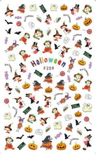 Load image into Gallery viewer, halloween nail art 1 Sheet skull