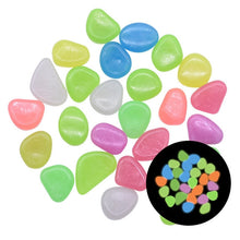 Load image into Gallery viewer, Glow in the dark garden pebbles