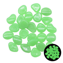 Load image into Gallery viewer, Glow in the dark garden pebbles