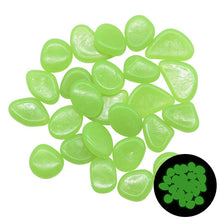 Load image into Gallery viewer, Glow in the dark garden pebbles