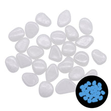 Load image into Gallery viewer, Glow in the dark garden pebbles