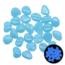 Load image into Gallery viewer, Glow in the dark garden pebbles