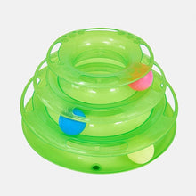 Load image into Gallery viewer, Three Levels pet cat toy Tower