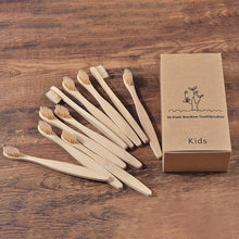 Load image into Gallery viewer, mixed color bamboo toothbrush Eco Friendly wooden