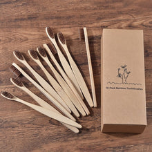 Load image into Gallery viewer, mixed color bamboo toothbrush Eco Friendly wooden