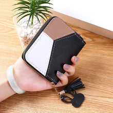 Load image into Gallery viewer, Geometric Luxury Leather Wallets Women Long Zipper