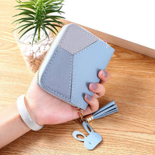 Load image into Gallery viewer, Geometric Luxury Leather Wallets Women Long Zipper