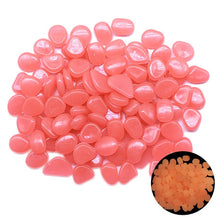 Load image into Gallery viewer, Glow in the dark garden pebbles