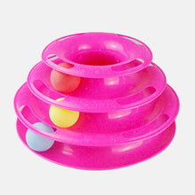 Load image into Gallery viewer, Three Levels pet cat toy Tower