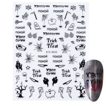 Load image into Gallery viewer, halloween nail art Ghost Pumpkin Cool Spooky