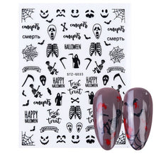 Load image into Gallery viewer, halloween nail art Ghost Pumpkin Cool Spooky