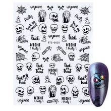 Load image into Gallery viewer, halloween nail art Ghost Pumpkin Cool Spooky