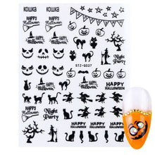 Load image into Gallery viewer, halloween nail art Ghost Pumpkin Cool Spooky