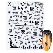 Load image into Gallery viewer, halloween nail art Ghost Pumpkin Cool Spooky