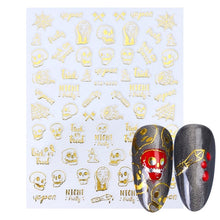 Load image into Gallery viewer, halloween nail art Ghost Pumpkin Cool Spooky