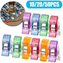 Load image into Gallery viewer, Sewing Clips Plastic Clamps Quilting Crafting Crocheting Knitting Safety