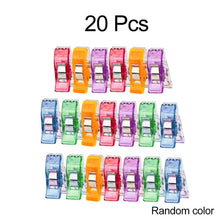 Load image into Gallery viewer, Sewing Clips Plastic Clamps Quilting Crafting Crocheting Knitting Safety