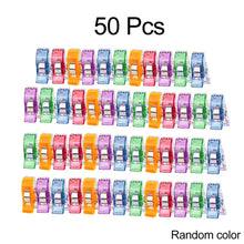 Load image into Gallery viewer, Sewing Clips Plastic Clamps Quilting Crafting Crocheting Knitting Safety