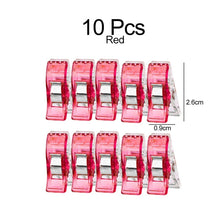 Load image into Gallery viewer, Sewing Clips Plastic Clamps Quilting Crafting Crocheting Knitting Safety
