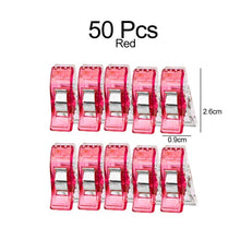 Load image into Gallery viewer, Sewing Clips Plastic Clamps Quilting Crafting Crocheting Knitting Safety