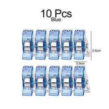 Load image into Gallery viewer, Sewing Clips Plastic Clamps Quilting Crafting Crocheting Knitting Safety