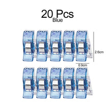 Load image into Gallery viewer, Sewing Clips Plastic Clamps Quilting Crafting Crocheting Knitting Safety