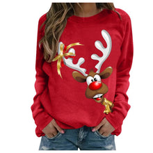 Load image into Gallery viewer, sweatshirt woman winter 2021 Chirstmas Long-sleeved Casual Blouse Pullover