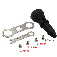 Load image into Gallery viewer, Rivet gun drill adaptor - ROSAMISS STORE