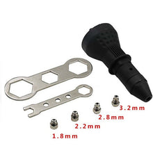 Load image into Gallery viewer, Rivet gun drill adaptor - ROSAMISS STORE