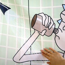 Load image into Gallery viewer, rick and morty shower curtain