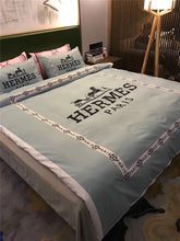 Load image into Gallery viewer, Gray Hermes bed set