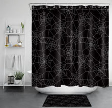 Load image into Gallery viewer, Spider Halloween Shower Curtain