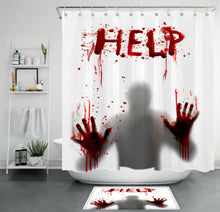 Load image into Gallery viewer, Help me Halloween Shower Curtain