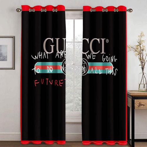Gucci window curtains
