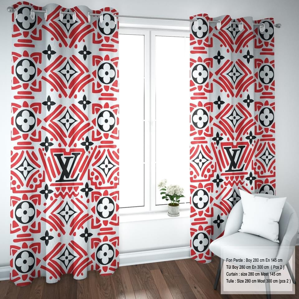louis Vuitton window curtains
