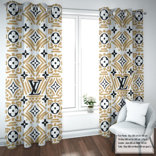 Louis Vuitton window curtains