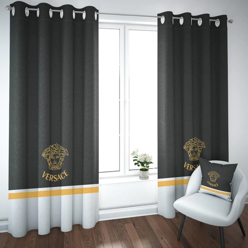 Versace window curtain