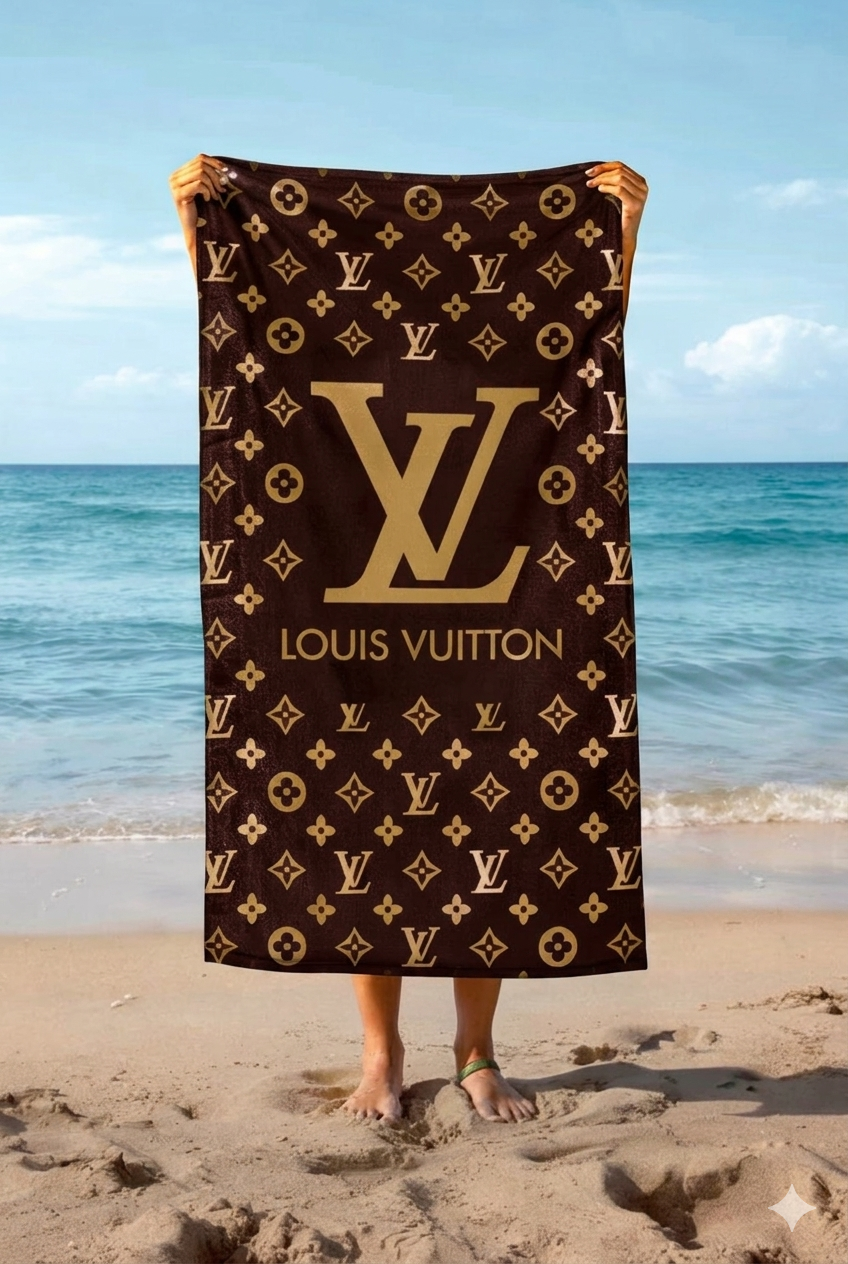 Louis Vuitton Beach Towels Collection – Luxury Designer LV Towel