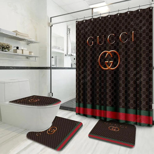 Browen Gucci Shower Curtain