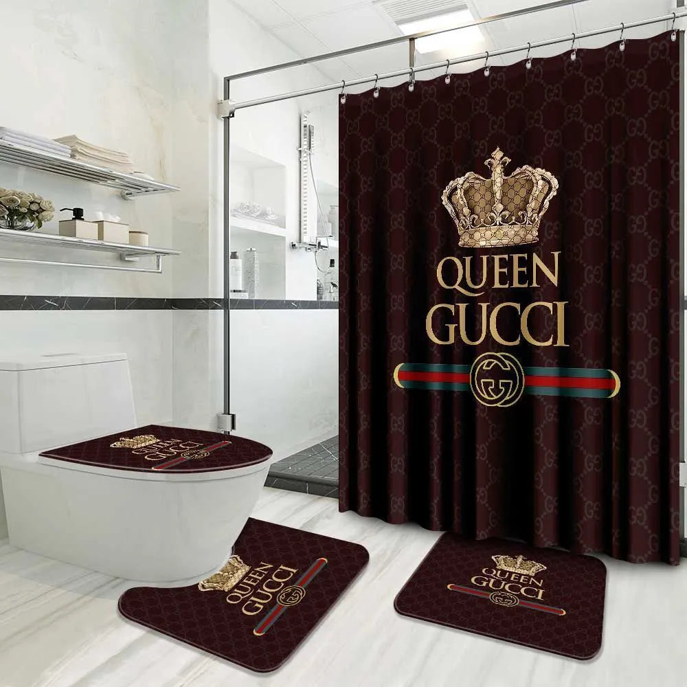 Queen Gucci Shower Curtain